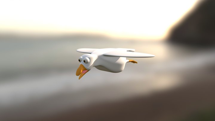 Seagull 3D Model