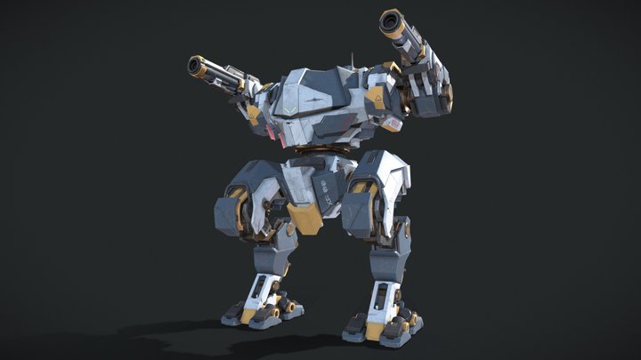 XR-88 Mecha 3D Model