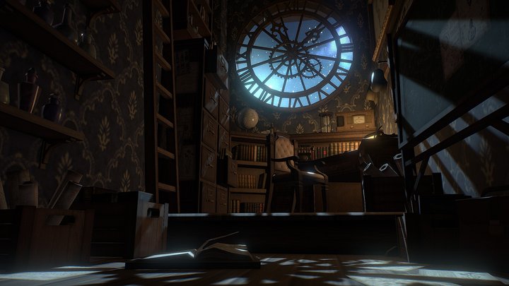 Detective's Corner - Final 3D Model