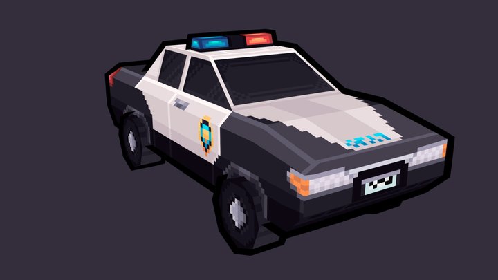 Cop -Toonnel Raiders- 3D Model