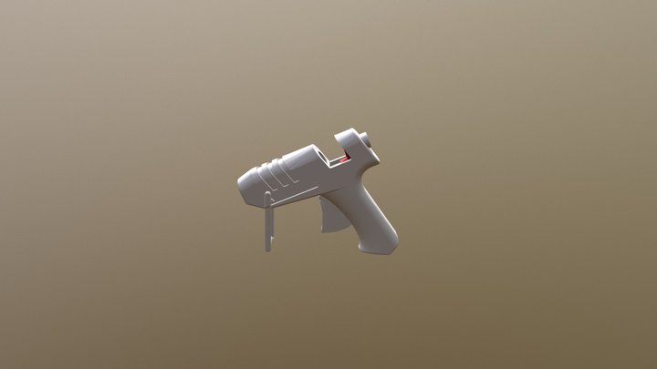 Glue Gun 3D Model