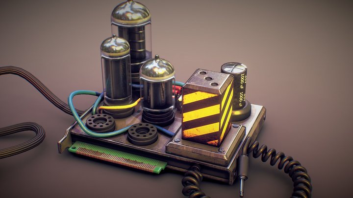 FALLOUT WATER CHIP 3D Model