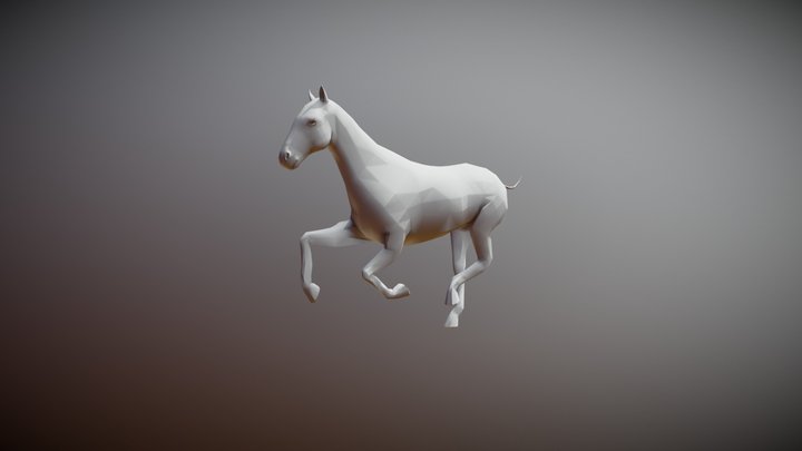 HEAJ EXAM - Horse Run 3D Model