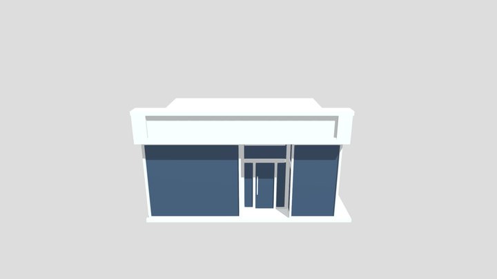 Shopfront Store 3D Model