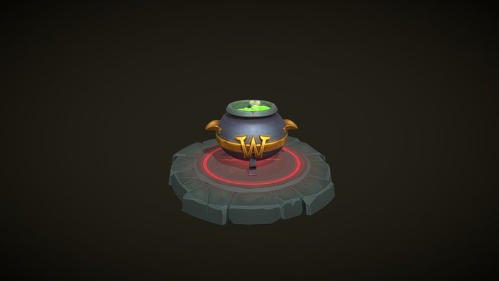Magic Cauldron 3D Model