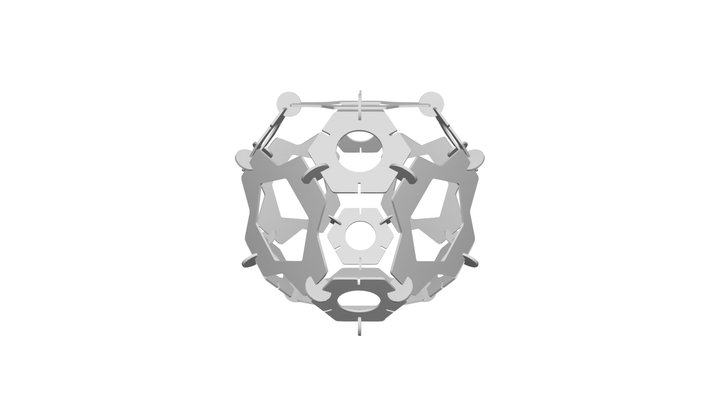 Cuboctaedro 3D Model