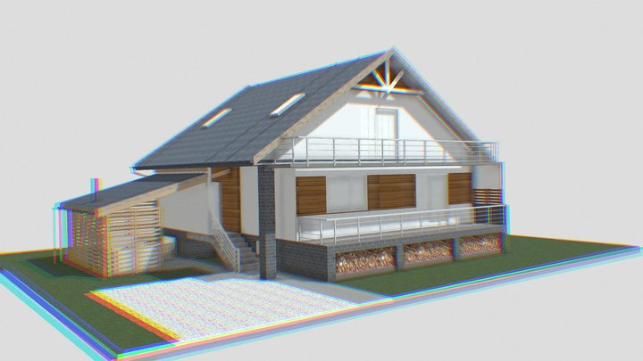 Tradicional country house by Kris Szozda 3D Model