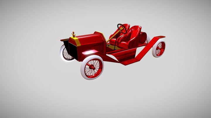 1912 Ford Speedster 3D Model