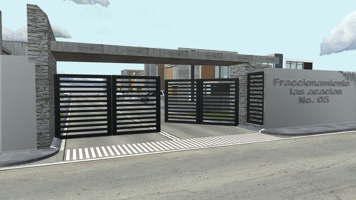 FRACCIONAMIENTO METEPEC 03 3D Model