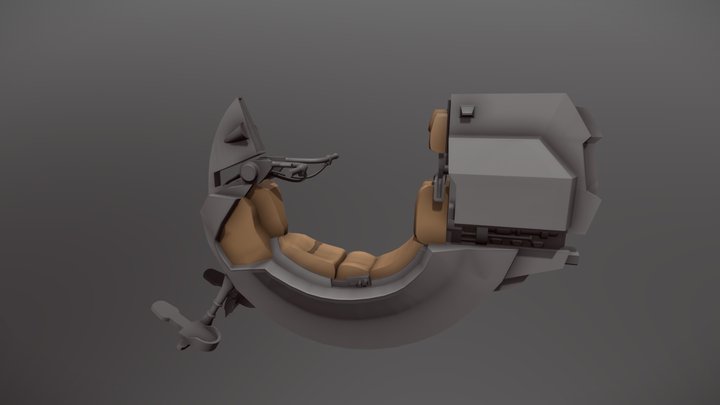 Sith Speeder draft detailed XYZ 3D Model