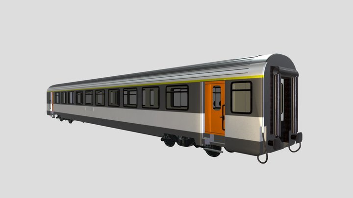 Voiture Corail - VTU A10 3D Model