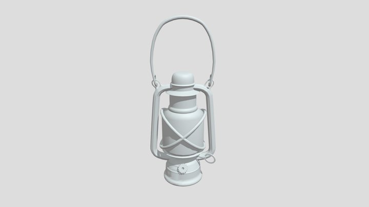 Old Lantern 3D Model