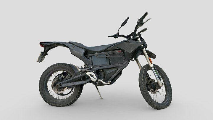 Zero Electric Motorcycle 3D Model