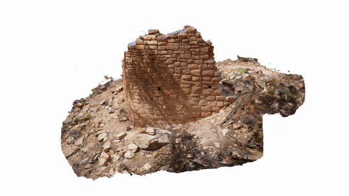 Castle Rock Pueblo - D Tower 3D Model
