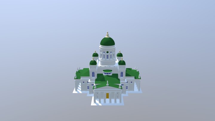 Helsinki Cathedral 3D Model