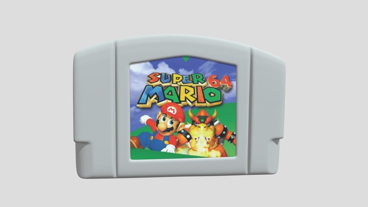 Nintendo 64 Game 3D Model