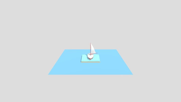 Boat (animated) 3D Model