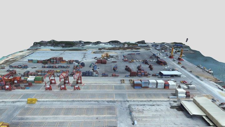 PHILIPPINES, Cebu, Cargo Port 3D Model