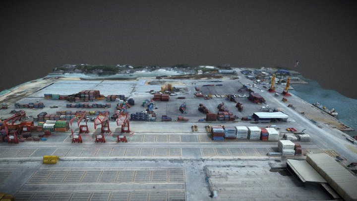 PHILIPPINES, Cebu, Cargo Port 3D Model