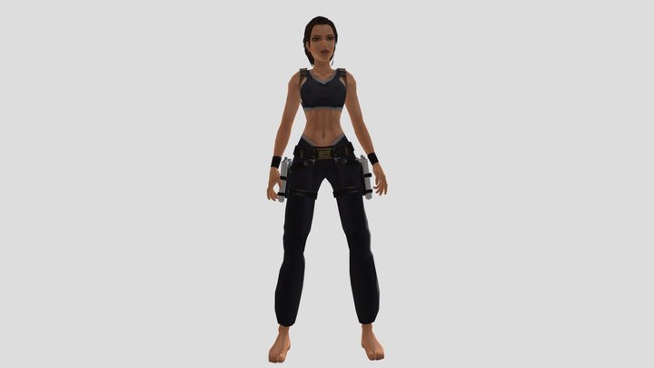Лара Крофт 3D Model