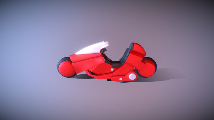 Akira moto 3D Model