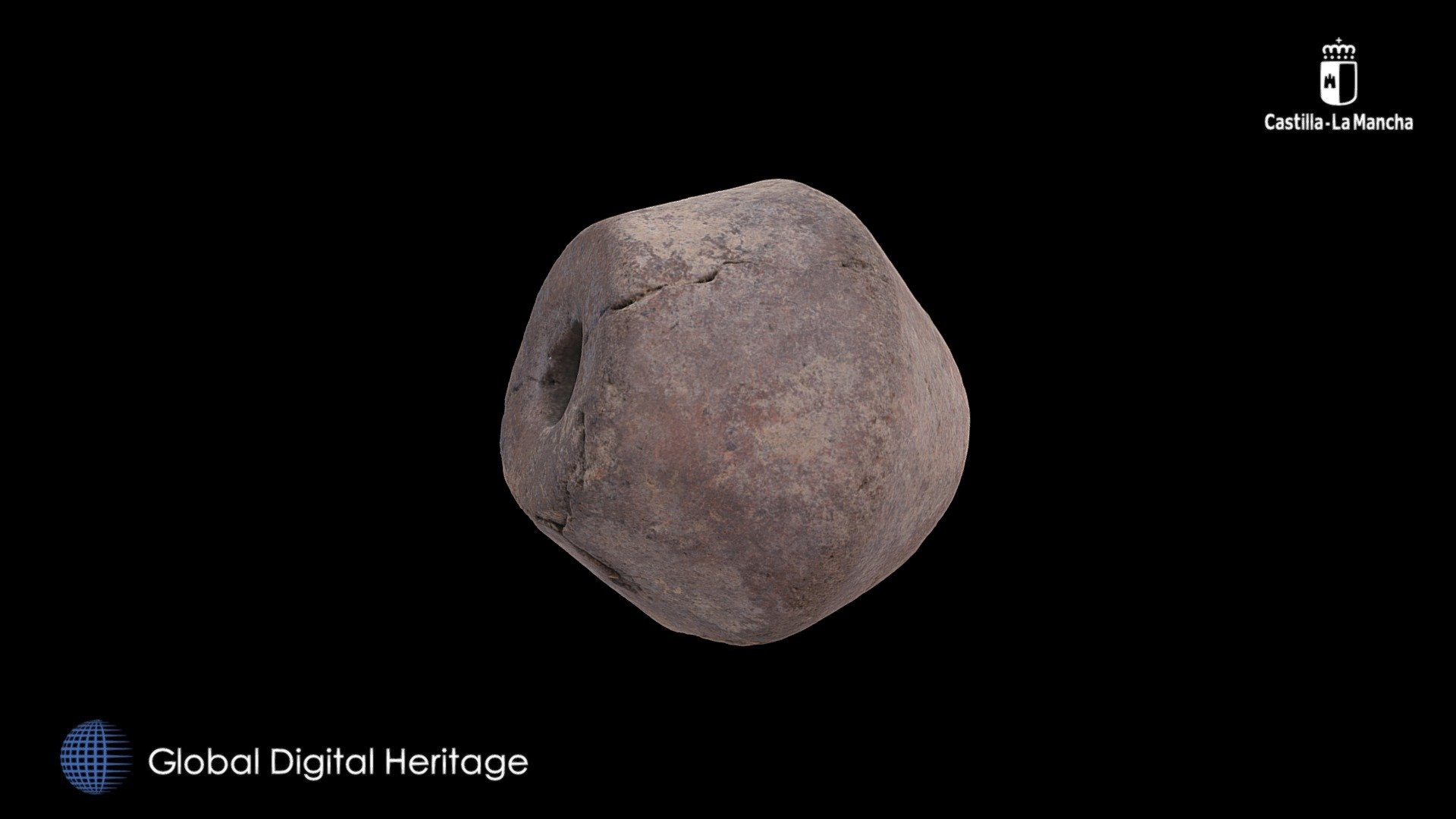 Clay spindle whorl, Alarcos, Ciudad Real