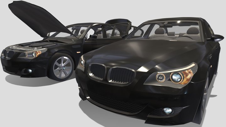 BMW E60 M5 3D Model