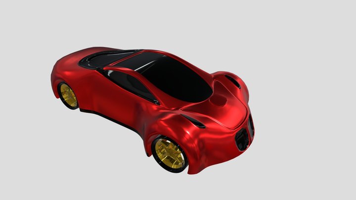 Rigged car – Modelo 3D gratuito STL