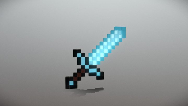 Minecraft-sword 3D models - Sketchfab