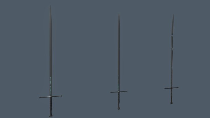 [XYZ School] HW - Damage: Narsil 3D Model