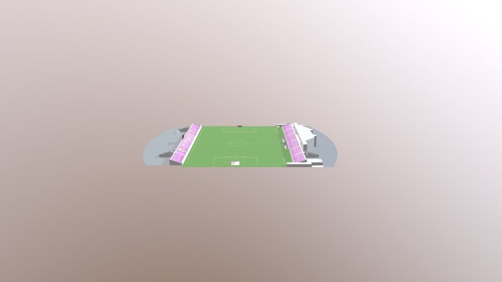 Titanes Stadium - Maracaibo 3D Model