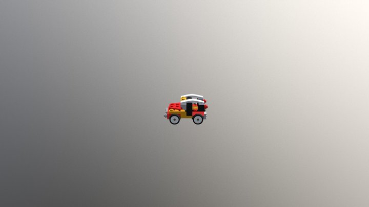 Lego Car 2 3D Model