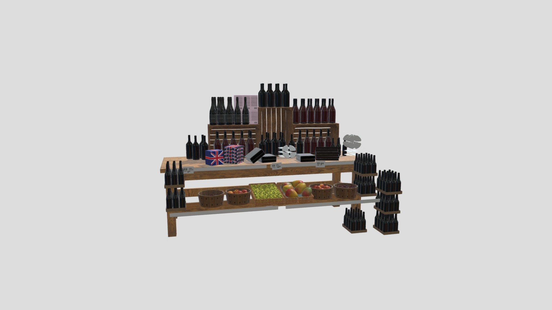 Store fixtures 16 AM216 Archmodel - Buy Royalty Free 3D model by ...