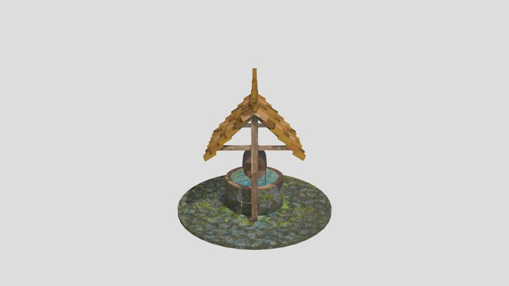 Well in the wood 3D Model