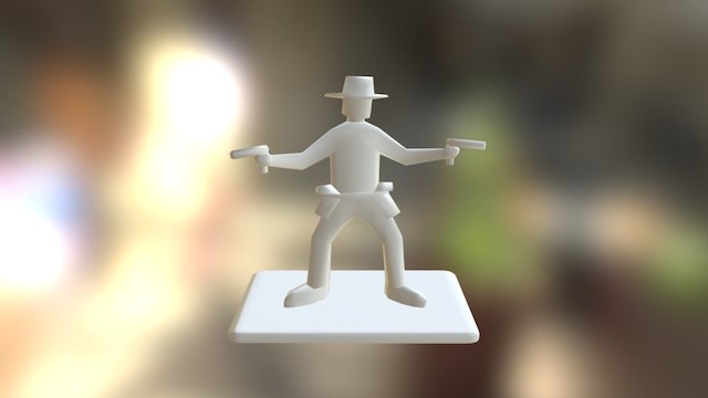 Cowboy 2 3D Model