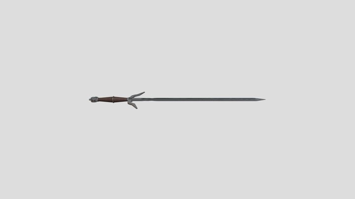 The Witcher 3: Zireael The Ciri's sword 3D Model