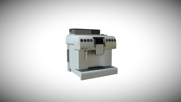 Espresso Focus-silver 3D Model