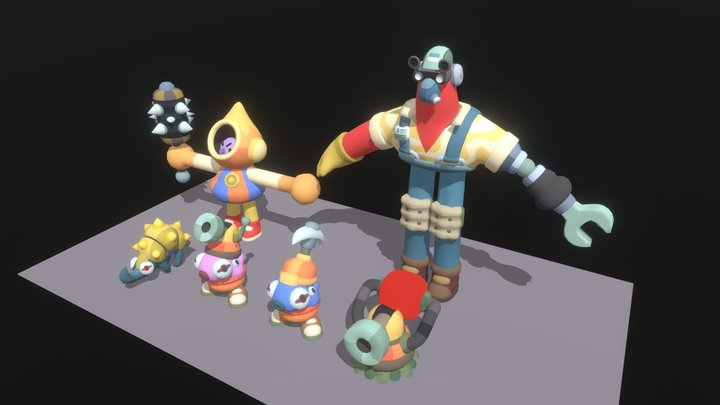 Outbund - Characters 3D Model