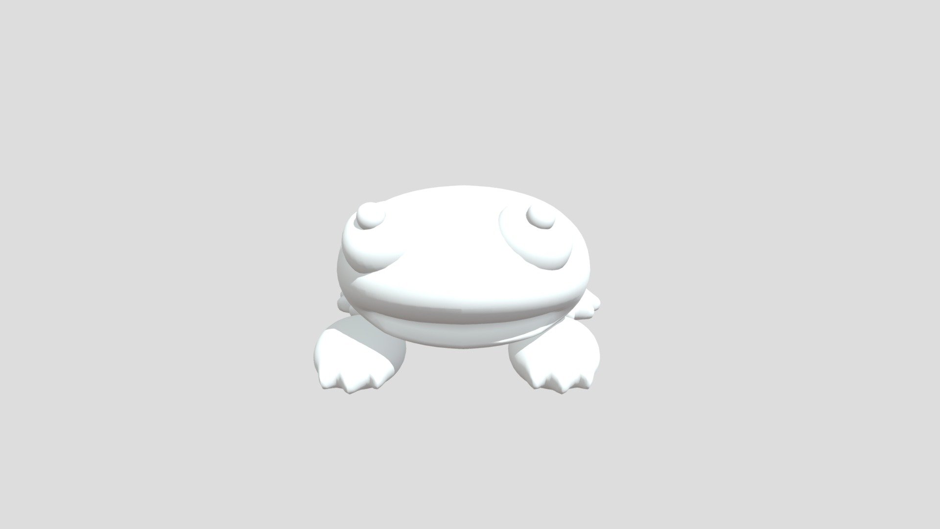 Bread toad 3d model