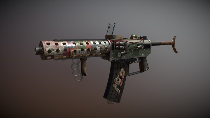 Junker Assault Rifle 3D Model