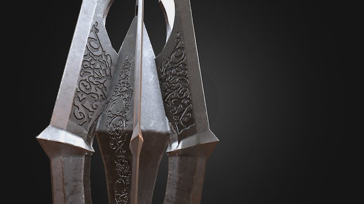 Sauron's Mace 3D Model