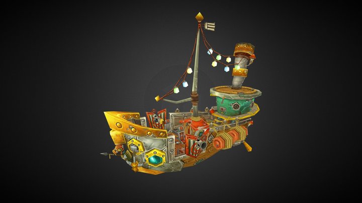 WOW ship 3D Model