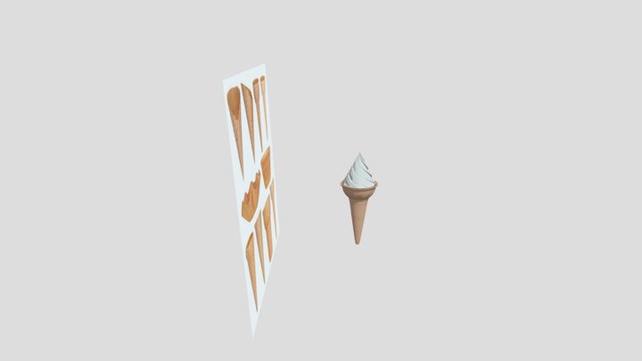 Ice Cream Export 1 3D Model