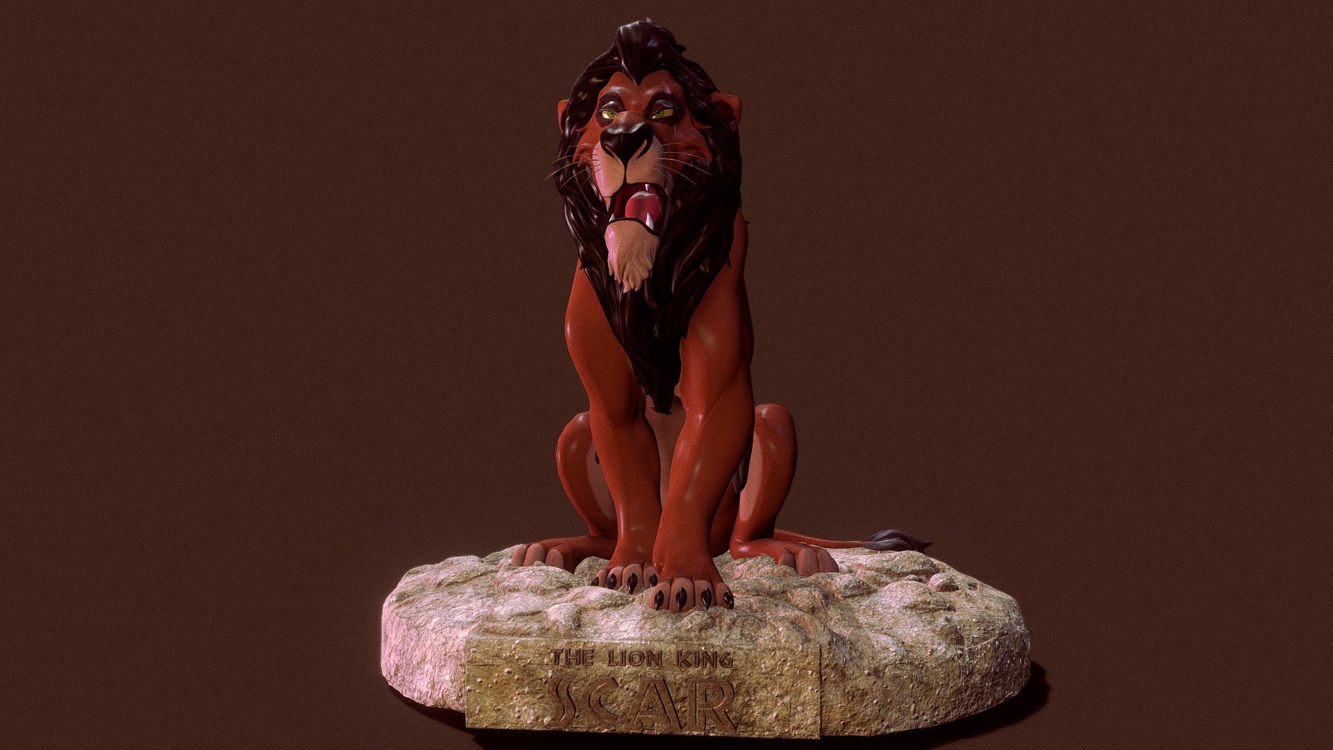 Scar [the Lion King] 3d Model By Vitamin Imagination Co Ltd Ceo