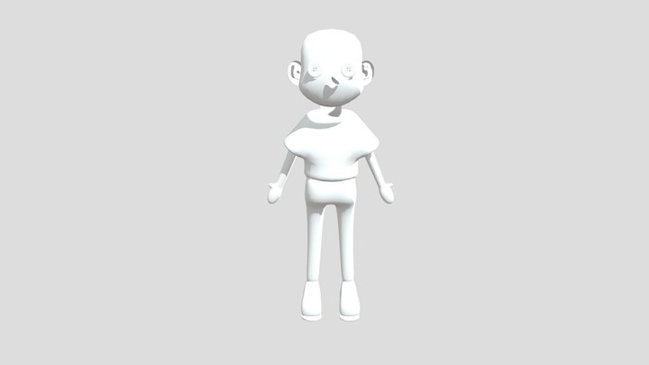 Doll Character Design 3D Model