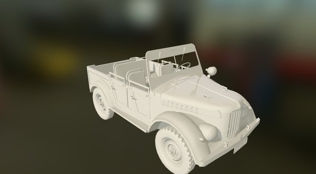 ГАЗ-69 3D Model