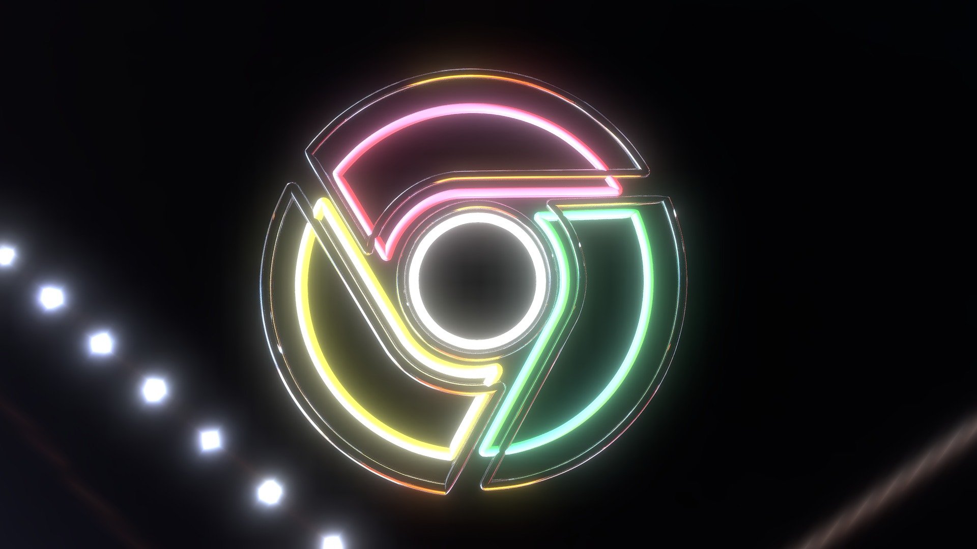 Google Chrome Neon - 3D model by KubaJaky (@kubakaczorxd) [94e2a79 ...