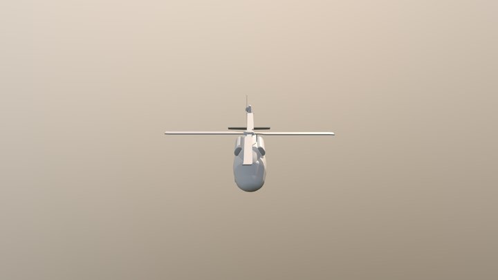 Helicopter FBX 3D Model