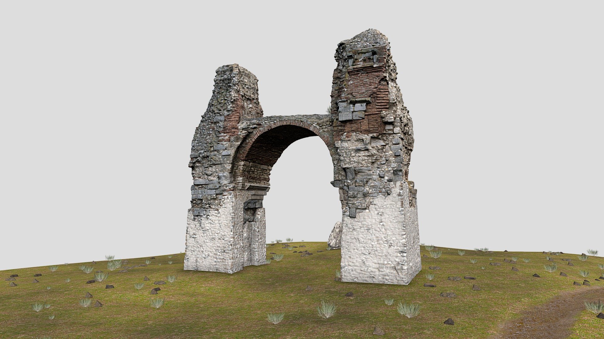 The Heidentor at the end of the 19th century - Download Free 3D model ...