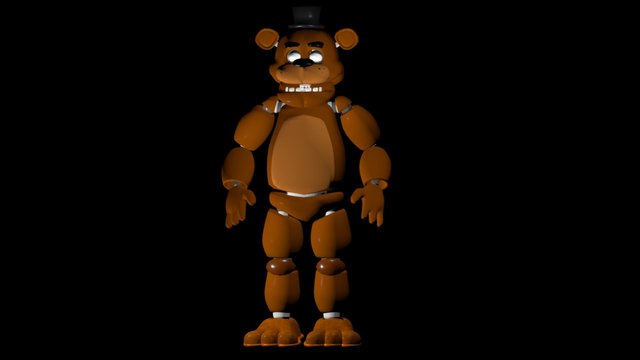 Freddy Fazbear FNAF 1 3D Model
